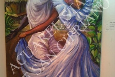 Exposición de los Acuarelistas de San Cipriano en el Centro Cultural de Comfamar