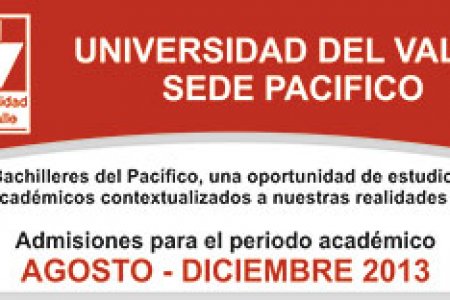 Admisiones en la Universidad del Valle Sede Pacífico