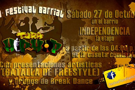 Festival barrial de Hip Hop en el barrio La Independencia