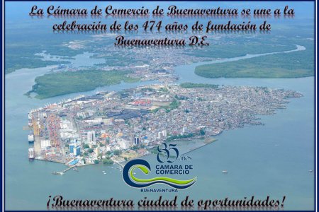 Cámara de Comercio felicita a Buenaventura en sus 474 años de fundación