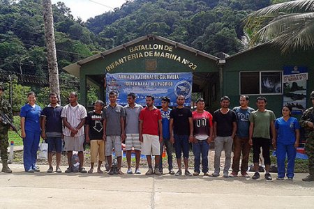 Armada Nacional halla 29 migrantes ilegales en el Chocó