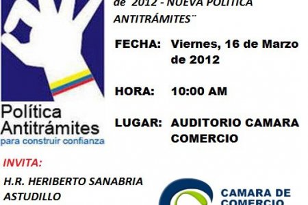 Conversatorio sobre alcances de la “Ley Antitrámites” en la Cámara de Comercio