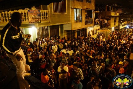 Total éxito el Concierto de Marimba y verbena popular en el barrio El Trapiche