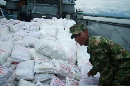 DAMNIFICADOS, POR OLA INVERNAL EN EL CHARCO NARIÑO, RECIBEN 40 TONELADAS EN AYUDA HUMANITARIA