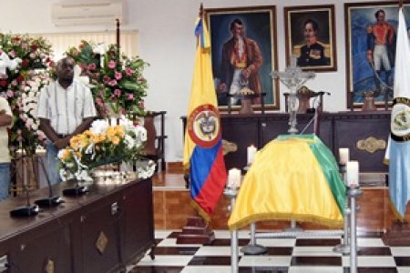 Al Concejo Distrital, fue llevado el féretro del doctor Jaime Arturo Murillo