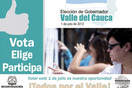 Cuatro pasos para votar este domingo 1 de julio en la elección de gobernador de Valle