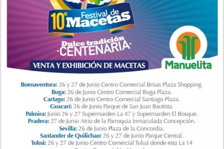 Festival de Macetas este fin de semana en Buenaventura
