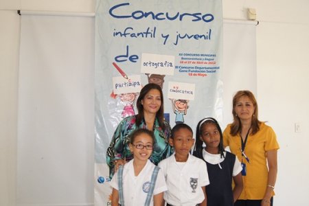 Colegio Naval José Prudencio Padilla y Salesiano Jesús Adolescente, los ganadores del XII Concurso de Ortografía Gane Buenaventura