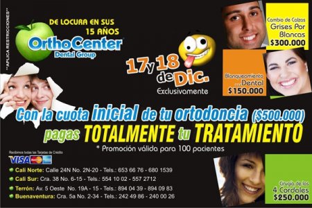 Promoción de aniversario en Orthocenter