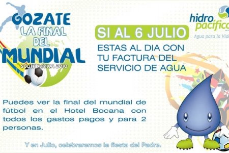 Gózate el mundial con Hidropacífico
