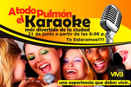 A todo pulmón, el karaoke más divertido en Viva Buenaventura el viernes 21 de junio