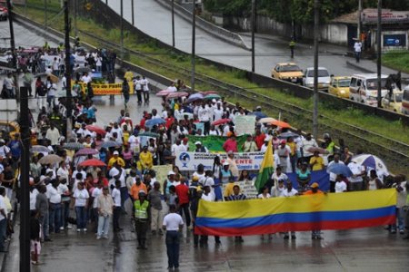 Bonaverenses marcharon por mejoras en la prestación del servicio de agua