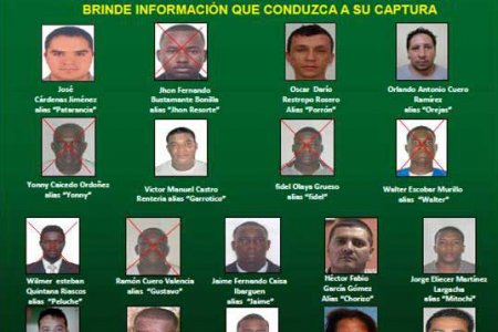 Policía publica el cartel de los más buscados en Buenaventura