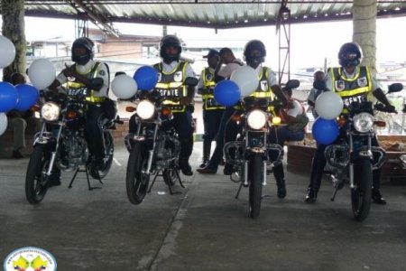Secretaría de Tránsito recibió 6 motocicletas