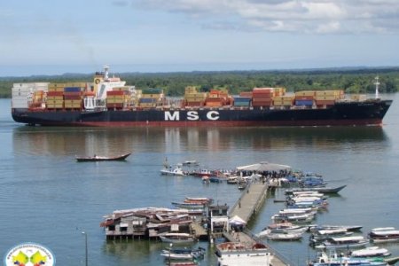 Motonave post panamax MSC Eugenia, recaló por primera vez en Buenaventura