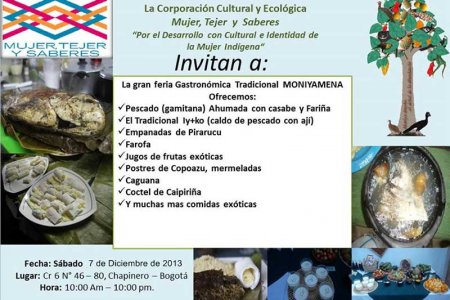 Mujeres de la Amazonía colombiana presentarán platos tradicionales en Bogotá