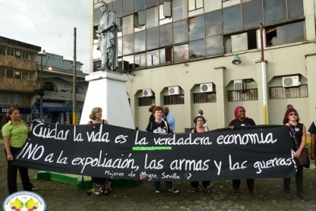 La Red Internacional de Mujeres de Negro, respaldan la lucha en contra de la violencia de género en el Distrito