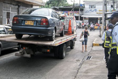 En promedio los Agentes de tránsito emiten 400 comparendos semanales