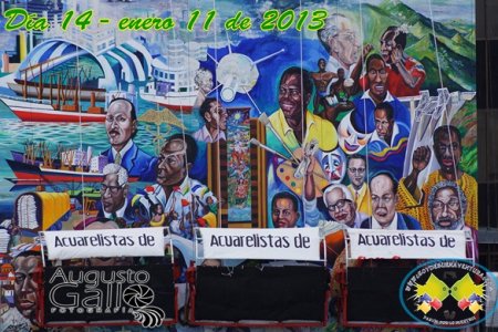 Restauración del mural Buenaventura 450 años al Cosmos, un homenaje a su gestor César Alberto Sarria