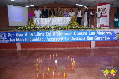 Finalizaron los actos conmemorativos del Día de la no Violencia Contra la Mujer