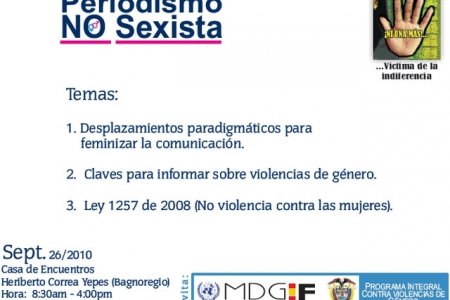 Conferencia “Periodismo no Sexista”