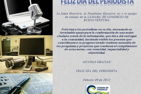 Tarjetas de felicitación del Día del Periodista