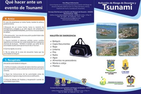 Zonas de encuentro para el Simulacro de Evacuación por Tsunami