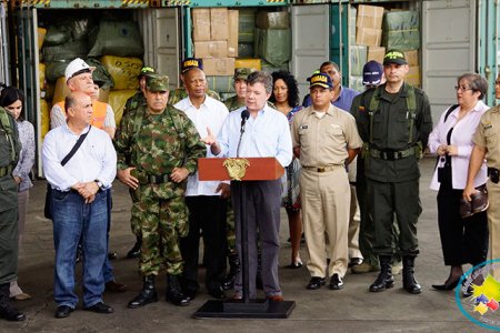 Presidente Juan Manuel Santos le declaró la guerra al contrabando