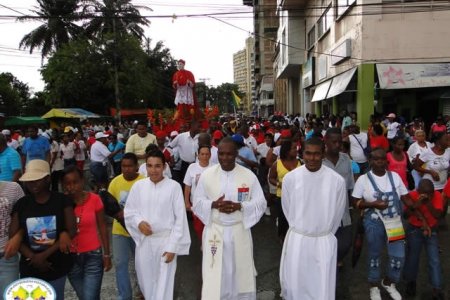 Procesión con San Buenaventura