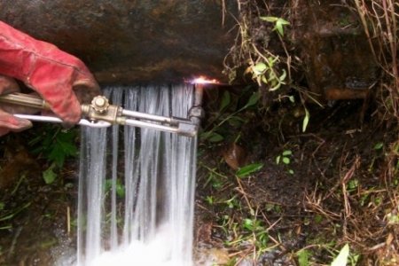 Con éxito concluyeron trabajos de reparación de fugas en la conducción de 20 pulgadas