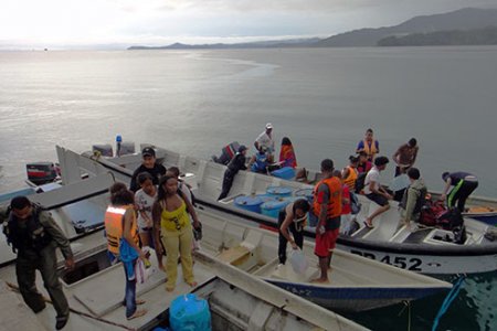 Rescatadas 15 personas en aguas del pacífico