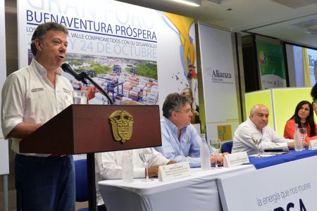 Presidente Santos lanzó estrategia para el desarrollo de Buenaventura y del Pacífico colombiano