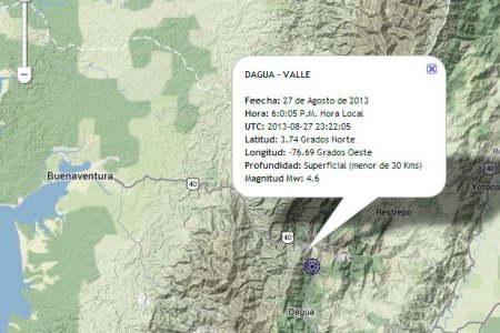 Tembló en el Valle del Cauca