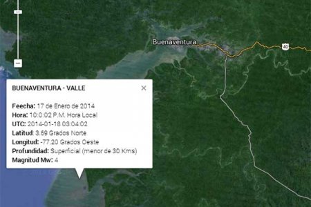 Sigue temblando en Buenaventura