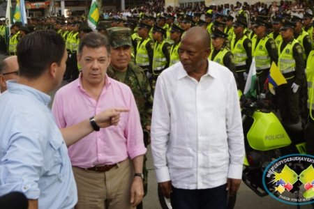 Durante gran parte del  martes 26 de febrero, el presidente Juan Manuel Santos estuvo en Buenaventura