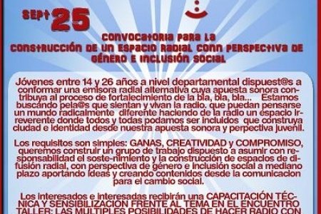 Radiux radio libre, joven y alternativa Sept 25