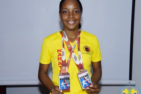 La bonaverense Wendy Mosquera ganó medallas de plata en Suramericano de Karate  en Fortaleza – Brasil