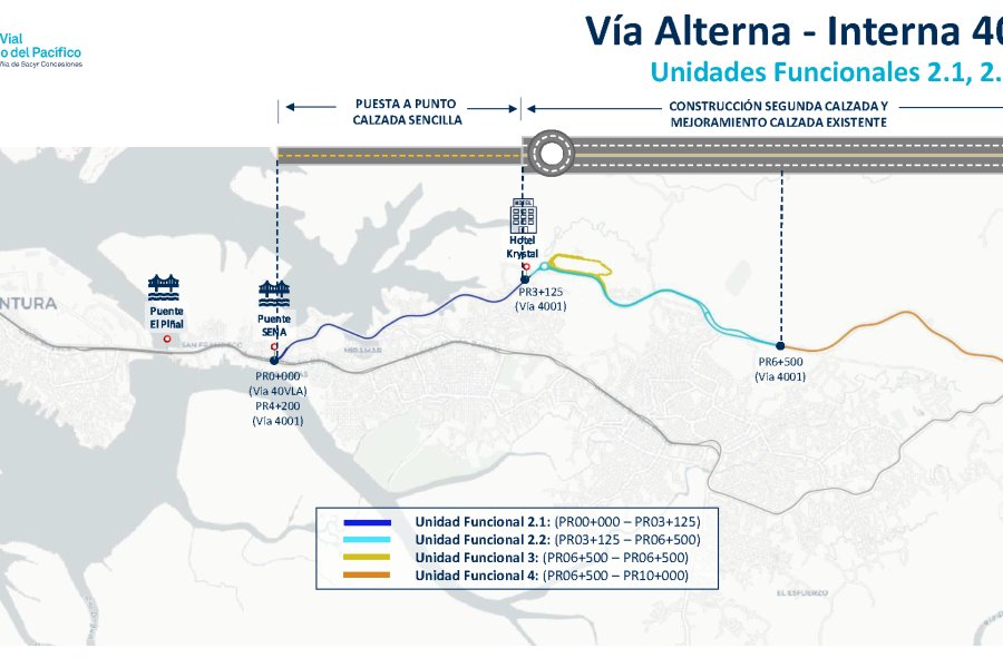 Se realizará audiencia pública para anunciar el inicio de los trabajos en la doble calzada de la vía alterna en Buenaventura