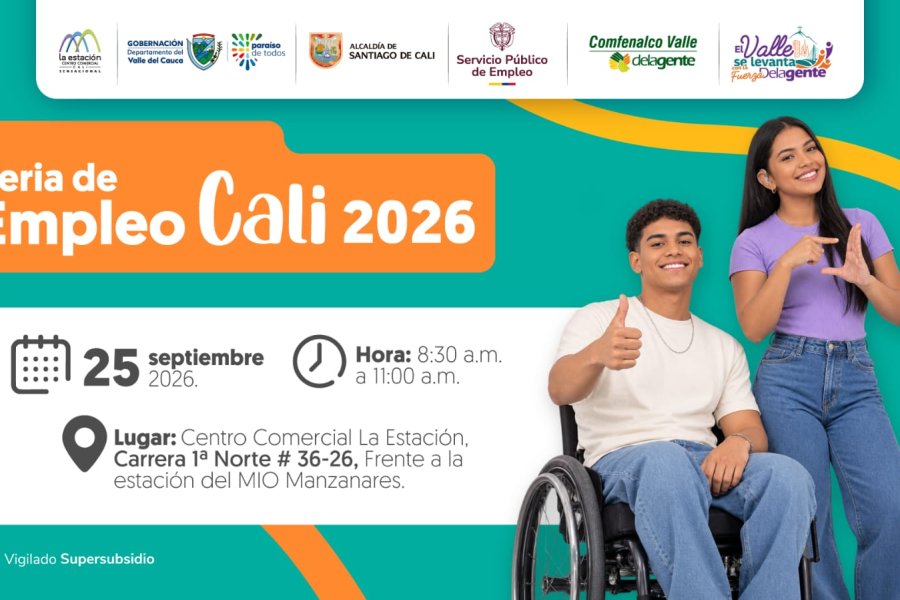 Llega la Feria de Empleo Cali 2026