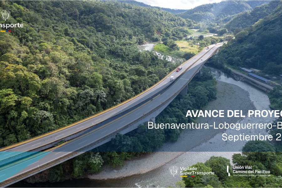 Unión Vial Camino del Pacífico reporta 32 % de avance en las obras del corredor Buenaventura - Buga