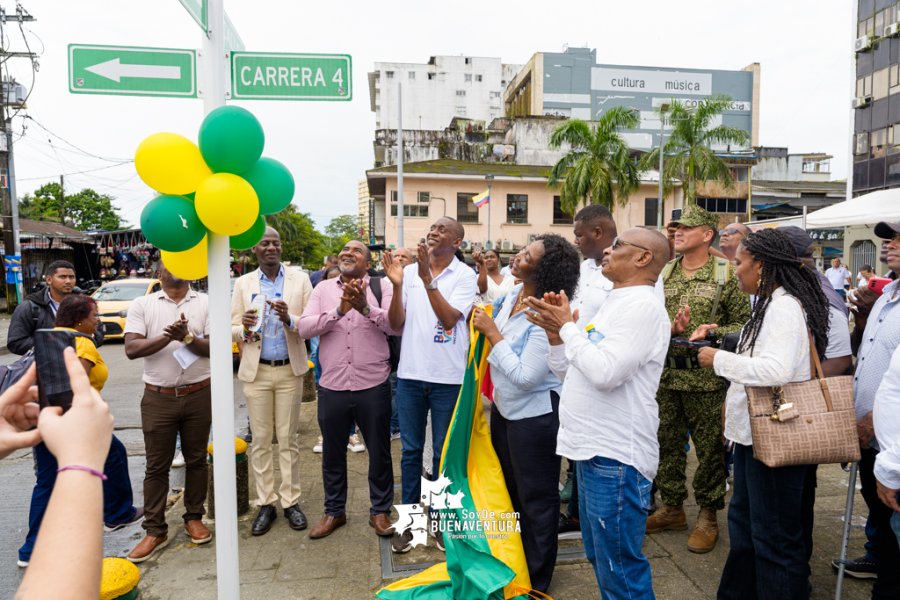 Buenaventura inicia la instalación de placas de nomenclatura urbana en la isla, con entrega gratuita para las familias