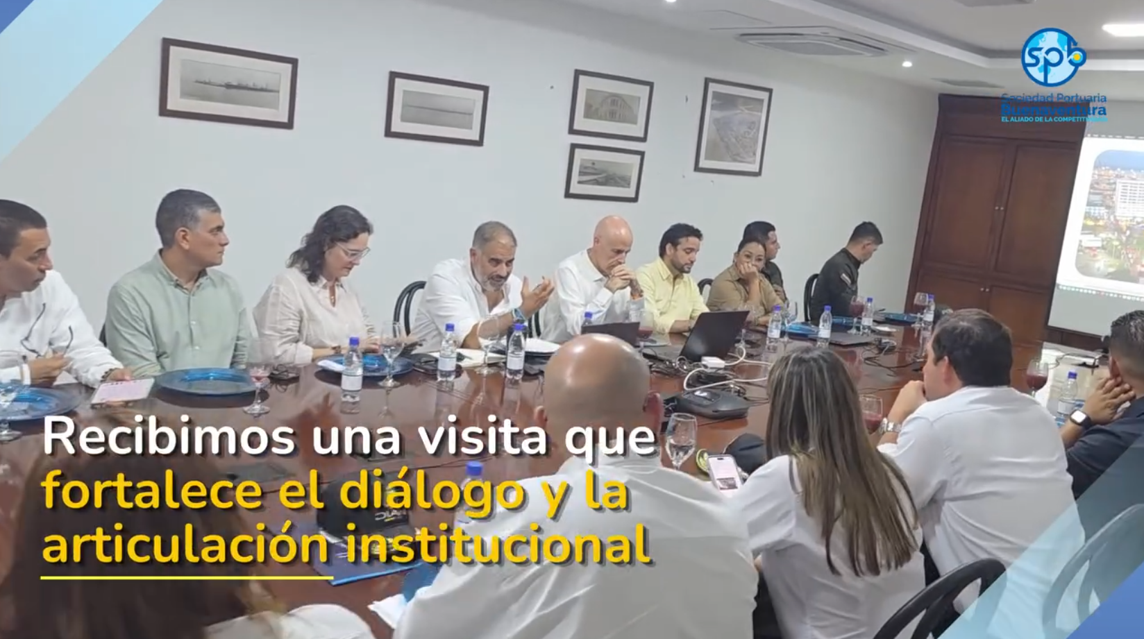 Buenaventura recibe al director de la DIAN y a autoridades de Colombia y EEUU en una jornada sobre comercio exterior y seguridad portuaria