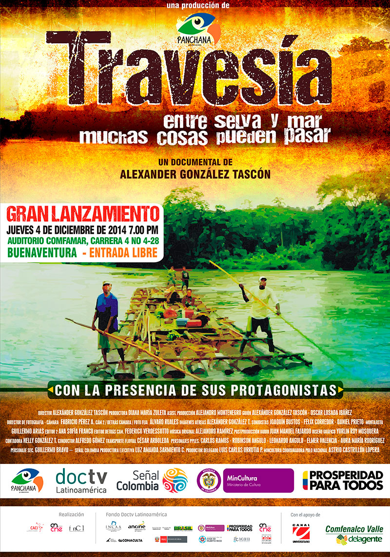 Gran lanzamiento del documental Travesía el jueves 4 de diciembre