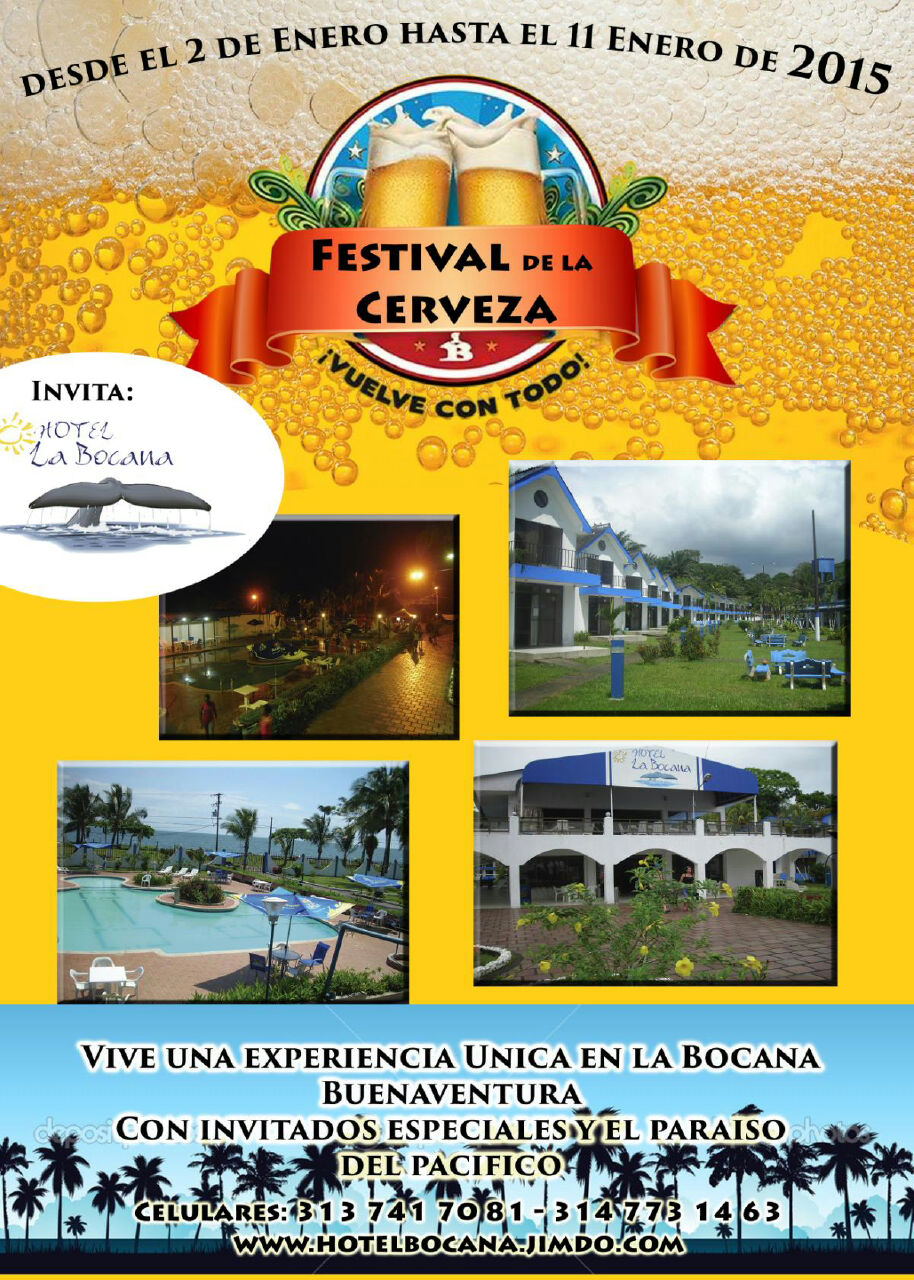 El Hotel La Bocana te invita al Festival de la Cerveza