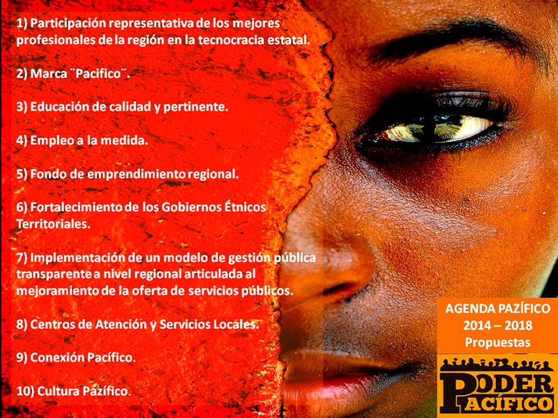 El pacífico colombiano pide al Gobierno Nacional articular la "Agenda Pazífico" en su plan de acción 2014 -2018
