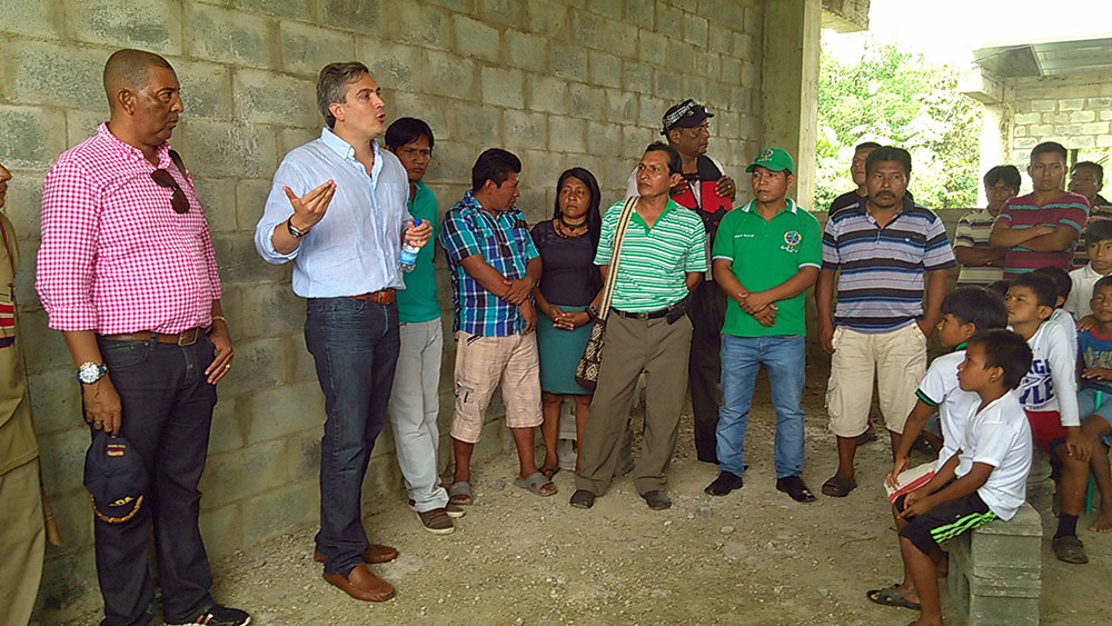Gobierno nacional le cumple al Litoral del San Juan con vías, infraestructura educativa para indígenas wounaan y energía 24 horas