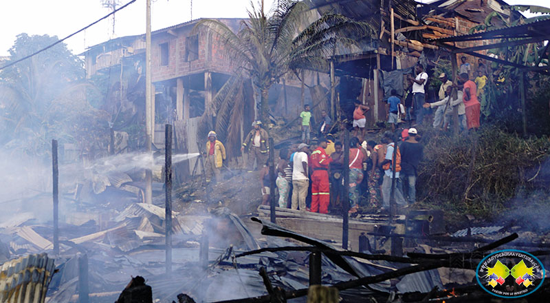 Entregaran lotes urbanizados a familias damnificadas por el incendio en Gamboa
