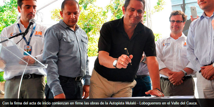 En marcha vía Mulaló - Loboguerrero