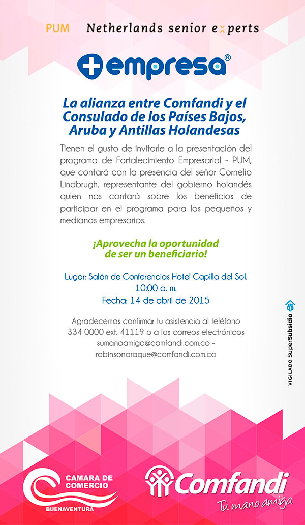 Comfandi Buenaventura invita a empresarios y emprendedores a conocer el Programa de Fortalecimiento Empresarial para PyMes