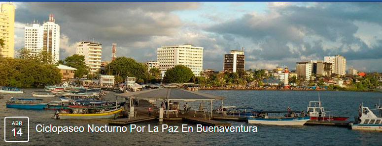 Hoy gran Ciclopaseo Nocturno por la Paz de Buenaventura